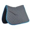 Roma Economy All Purpose Saddle Pad - Charcoal/Blue
