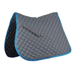 Roma Economy All Purpose Saddle Pad - Charcoal/Blue