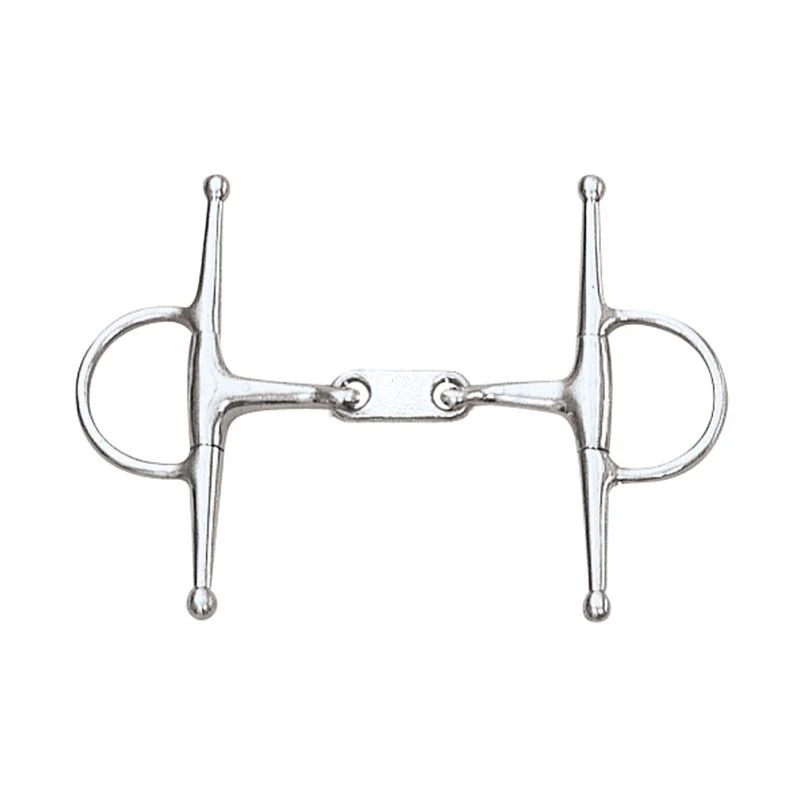 Centaur Dr Bristol Eggbutt Full Cheek - Stainless Steel 1 Centaur Dr Bristol Eggbutt Full Cheek - Stainless Steel