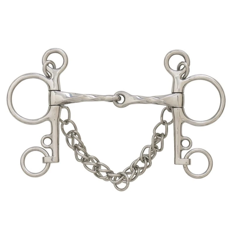 Centaur Slow Twist Pelham - Stainless Steel 1 Centaur Slow Twist Pelham - Stainless Steel