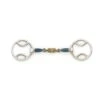 Centaur Double Jointed Disk Loop Ring Gag - Blue Steel