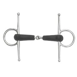 Centaur Joint Soft Rubber Eggbutt Full Cheek - Stainless Steel