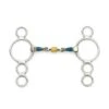 Centaur Double Jointed Disk 3-Ring Gag - Stainless Steel