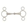 Centaur Jointed Pony 2-Ring Gag - Stainless Steel