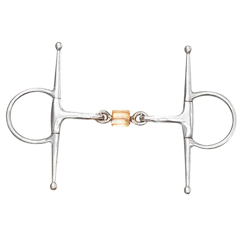 Centaur Double Jointed Copper Roller Eggbutt Full Cheek 1 Centaur Double Jointed Copper Roller Eggbutt Full Cheek