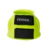 Centaur PVC Ribbed Double Hook And Loop Bell Boots - Lime Green