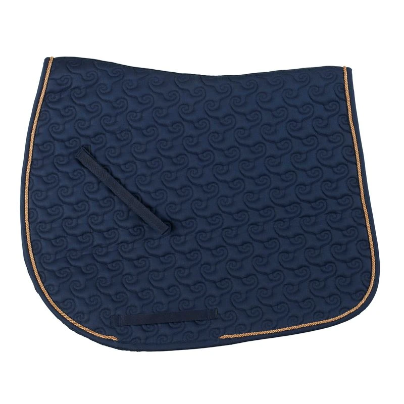 Centaur Sovereign Dressage Pad - Navy/Rose Gold 1 Centaur Sovereign Dressage Pad - Navy/Rose Gold