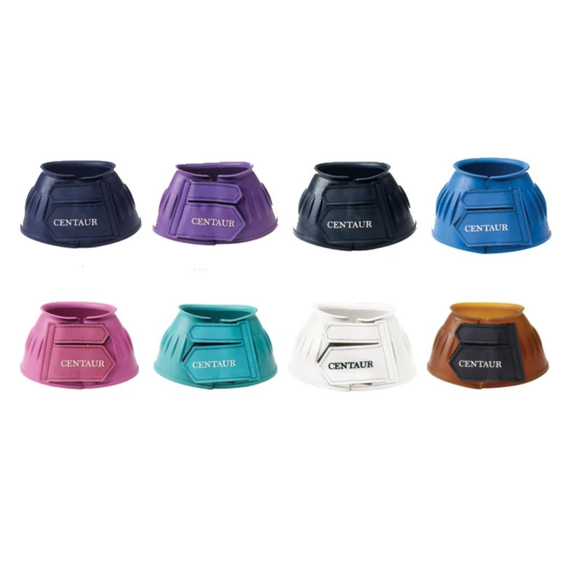 Centaur EcoPure Thick Rib Hook And Loop Bell Boots - Navy 1 Centaur EcoPure Thick Rib Hook And Loop Bell Boots - Navy