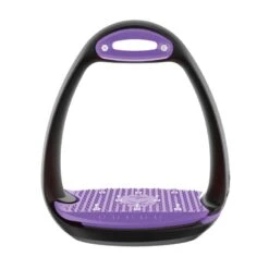 Compositi EOLE PRO Stirrups W/Spikes - Black/Purple