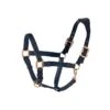 Ovation Luxor Cushion-Flex Halter - Black/Rosegold