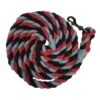 Kensington 10 Cotton Tri-Color Lead Rope - Deluxe Red