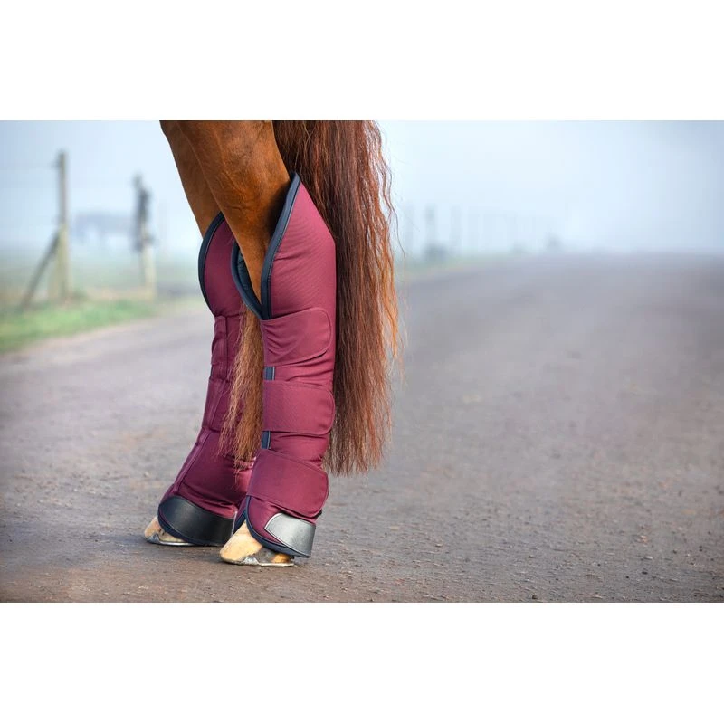 Rambo Travel Boots - Burgundy/Burgundy/Teal/Navy 2 Rambo Travel Boots - Burgundy/Burgundy/Teal/Navy - Image 2