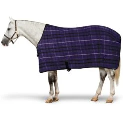 Pessoa Wool Cooler - Mulberry Plaid