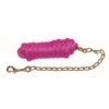 Western Rawhide Signature Classic Lead Rope W/Chain - Fuchsia
