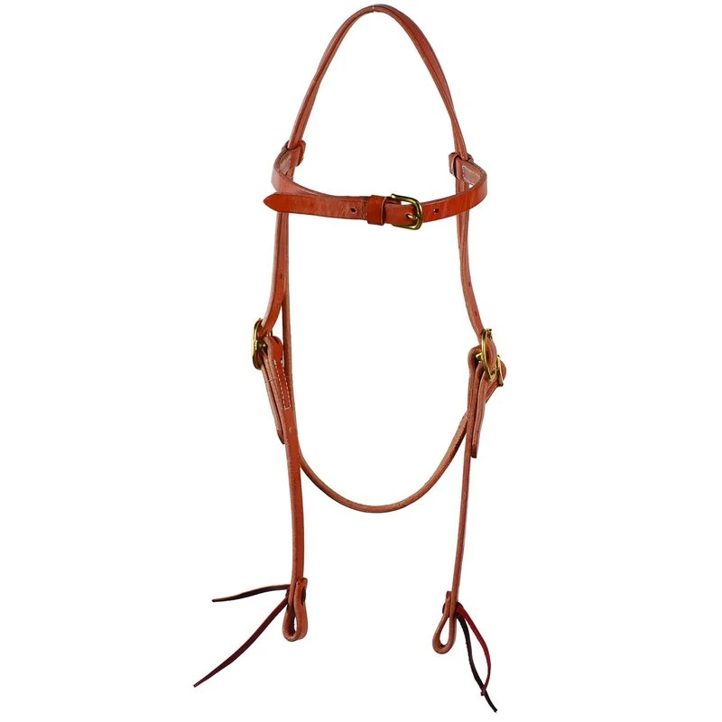 Western Rawhide Signature Browband Headstall W/Tie Bit Ends - Harness 1 Western Rawhide Signature Browband Headstall W/Tie Bit Ends - Harness