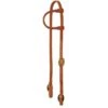 Western Rawhide Signature Hermann Oak One Ear Headstall W/Buckle Bit Ends - Harness