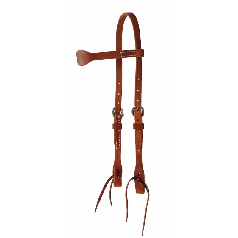 Western Rawhide Dee Butterfield Short Cheek Headstall - Harness 1 Western Rawhide Dee Butterfield Short Cheek Headstall - Harness