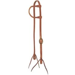 Western Rawhide One Ear 5/8" Headstall With Ties - Harness