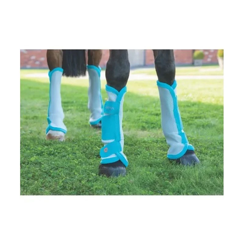 Shires Airflow Turnout Socks - Teal 1 Shires Airflow Turnout Socks - Teal