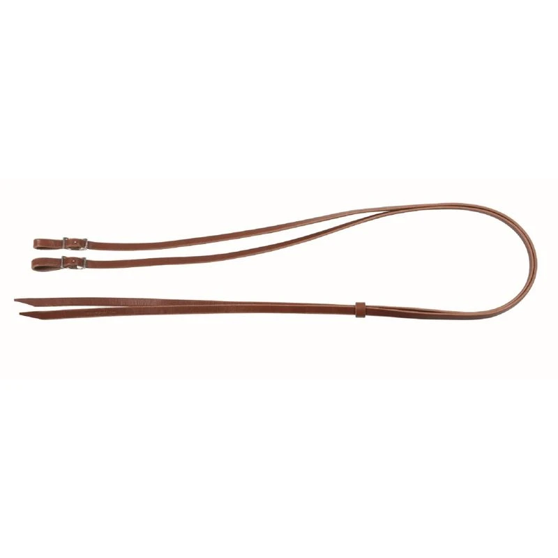Western Rawhide 1/2" Pony Reins - Golden Tan 1 Western Rawhide 1/2" Pony Reins - Golden Tan