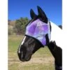 Kensington Signature Fly Mask W/Web Trim, Ears And Forelock Hole - Lavender Mint