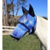 Kensington Signature Fly Mask W/Nose, Ears And Forelock Hole - Kentucky Blue