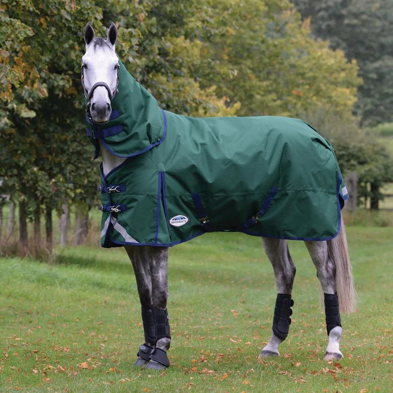 Weatherbeeta Comfitec Plus Dynamic II Detach-A-Neck Heavy - Hunter/Navy 1 Weatherbeeta Comfitec Plus Dynamic II Detach-A-Neck Heavy - Hunter/Navy