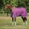 Weatherbeeta Comfitec Premier Freedom Pony Standard Neck Medium - Purple/Navy/Mint