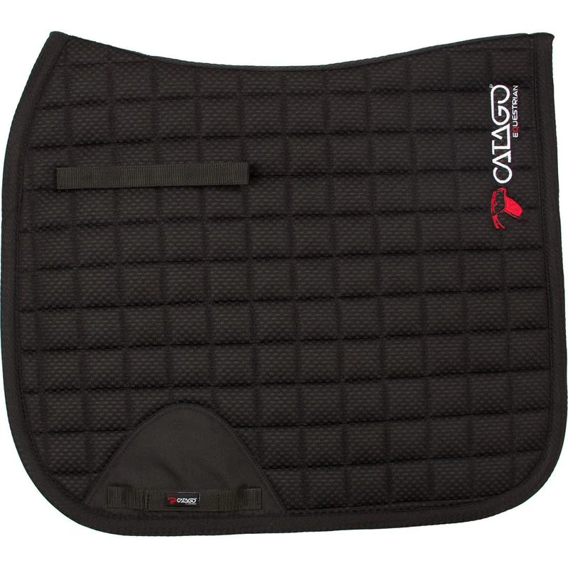 Catago FIR-Tech Dressage Saddle Pad - Black 1 Catago FIR-Tech Dressage Saddle Pad - Black