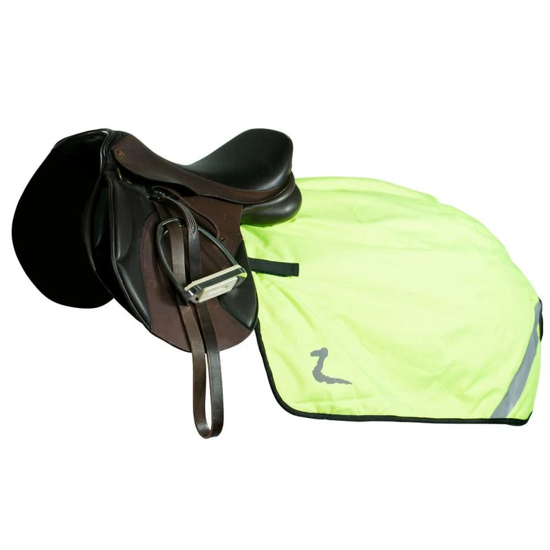 Horze Reflective Riding Blanket - Yellow 1 Horze Reflective Riding Blanket - Yellow