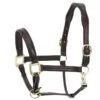 Ovation ATS Fancy Padded Halter - Dark Brown