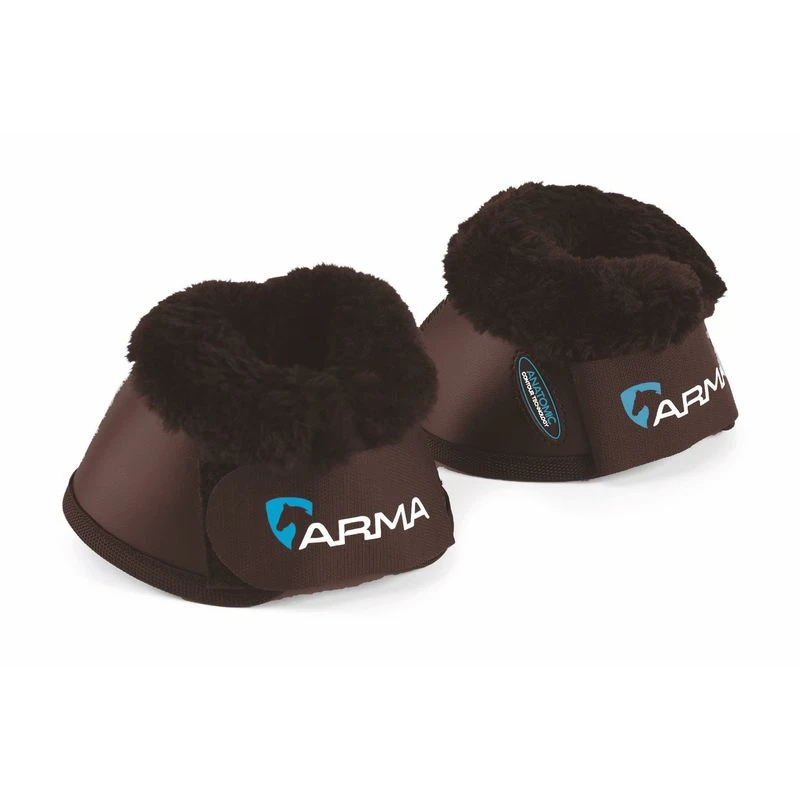 Shires ARMA SupaFleece Over Reach Boots - Brown 1 Shires ARMA SupaFleece Over Reach Boots - Brown