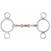 Shires Two Ring Copper Lozenge Gag Bit