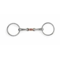 Shires Loose Ring Copper Lozenge Snaffle Bit