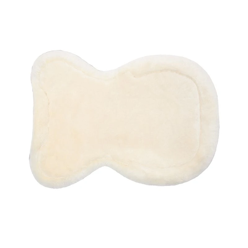 Horze Harleigh Gel Half Pad W/Full Lambskin Padding - Off-White 2 Horze Harleigh Gel Half Pad W/Full Lambskin Padding - Off-White - Image 2