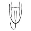 Horze Belgravia 5-Point Breastplate Martingale W/Running Attachment - Black