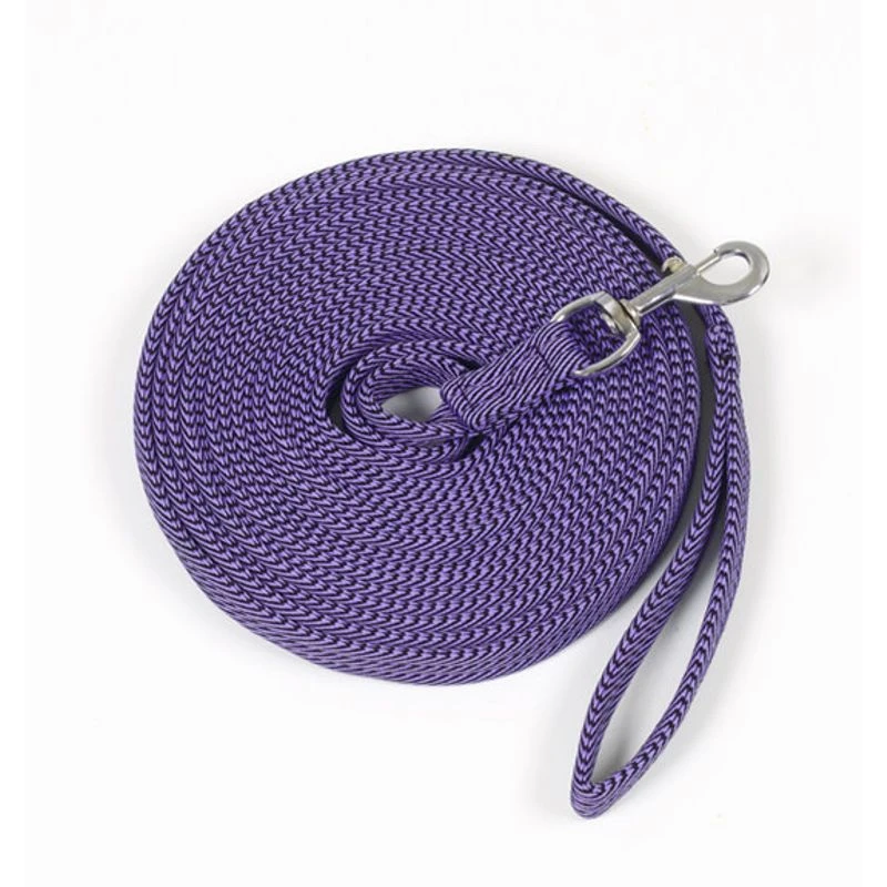 Centaur Cushion Padded Lunge Line - Purple/Navy 1 Centaur Cushion Padded Lunge Line - Purple/Navy
