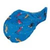 Centaur Pony Print Saddle Cover - Blue Pony Print