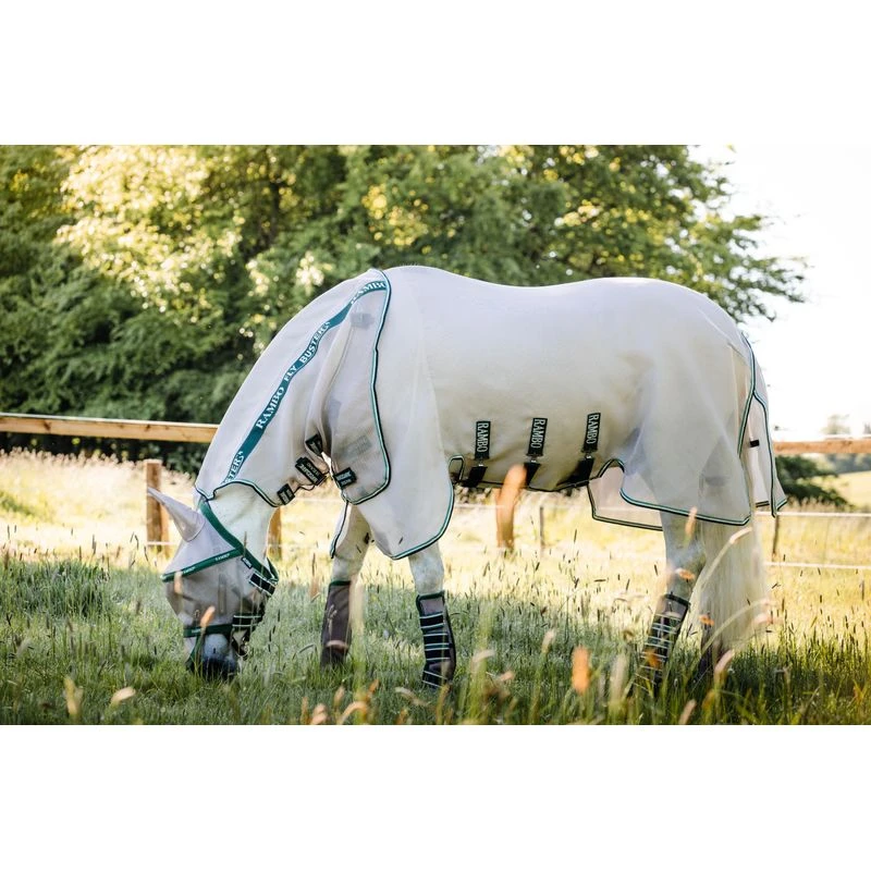 Rambo Flybuster Vamoose NFZ - Oatmeal/Sage/Beige/Green 1 Rambo Flybuster Vamoose NFZ - Oatmeal/Sage/Beige/Green