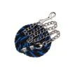 Perri's 1/2" Bright Cotton Lead W/Chain - Black/Royal