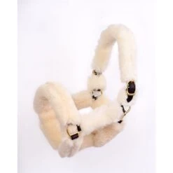 Perri's Natural Sheepskin Shipping Halter - Natural
