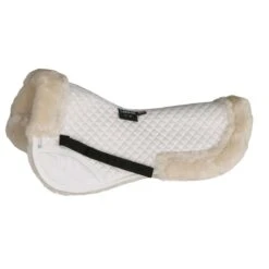 Shires ARMA Half Pad - White/White
