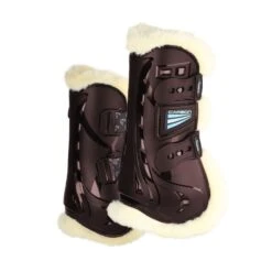 Shires ARMA Carbon SupaFleece Tendon Boots - Brown