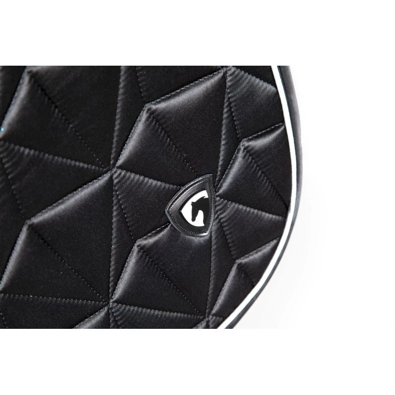 Shires ARMA Luxe Gloss Saddle Pad - Black 2 Shires ARMA Luxe Gloss Saddle Pad - Black - Image 2