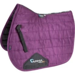 Shires ARMA High Wither Suede Comfort Pad - Plum