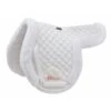 Shires ARMA Supafleece Rimmed Shaped Saddle Pad - White