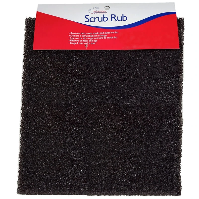 Nunn Finer Scrub Rub Rug Rag - Black 1 Nunn Finer Scrub Rub Rug Rag - Black