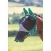 Shires Deluxe Fly Mask W/Ears & Nose - Green