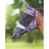 Shires Deluxe Fly Mask W/Ears & Nose - Purple