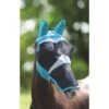 Shires Fine Mesh Fly Mask W/Ears & Nose - Teal
